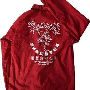 Primitive Red Rain Jacket